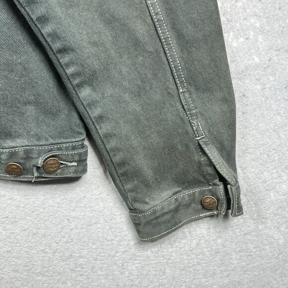 Vintage Wrangler Denim Jacket Jean Trucker Men’s Small Gray Cotton 90s Cowboy - Picture 11 of 15